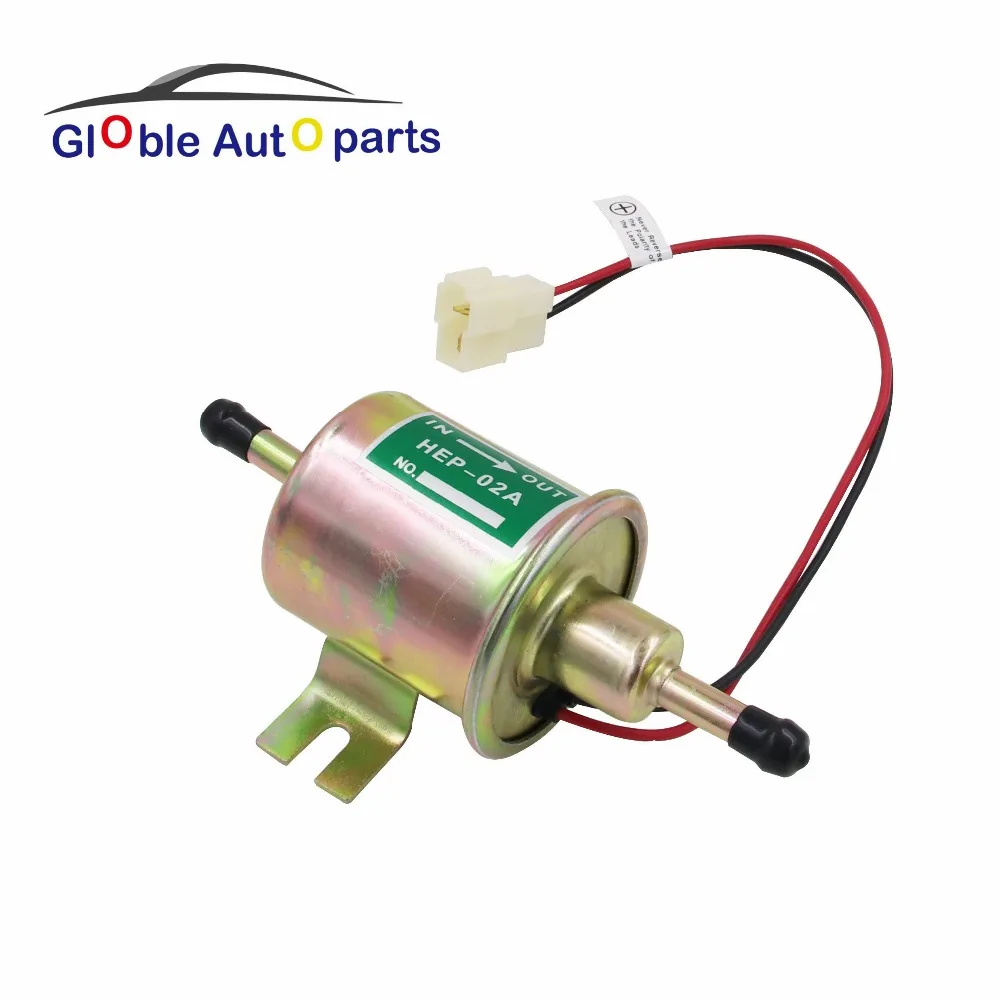 12V HEP 02A Electric Fuel Pump For Car Carburetor Motorcycle ATV
