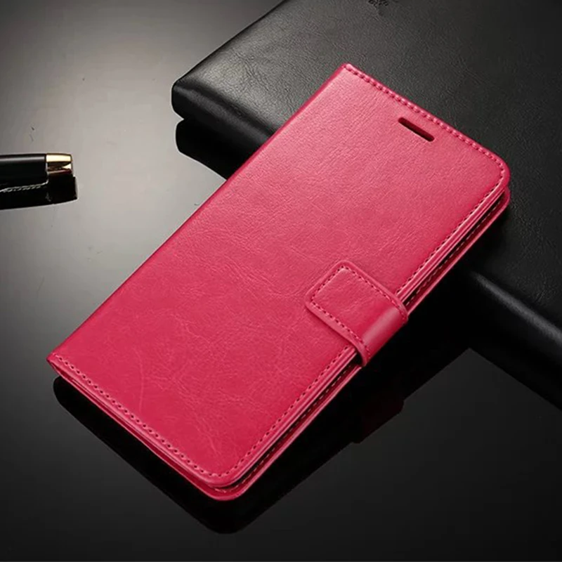 Чехол-книжка с откидной крышкой для HOMTOM S8, деловой Чехол-кошелек для HOMTOM S8 из искусственной кожи, чехол для телефона, Мягкий ТПУ силиконовый чехол - Цвет: Red