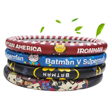 

new cartoon marvel super hero leather cute car steering wheel cover case set auto accessories for girls batmen iron man avengers