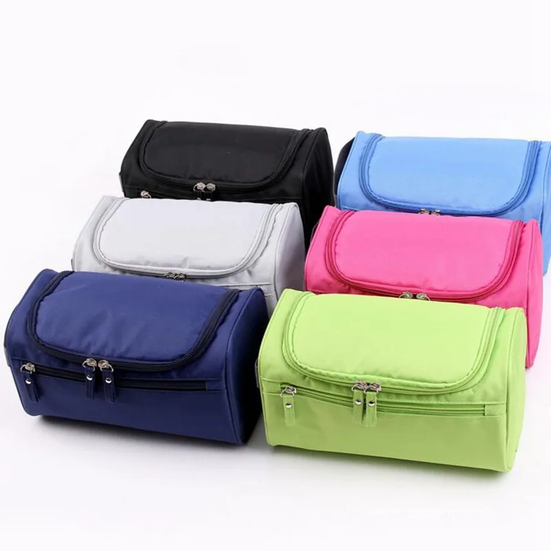 Large Capacity Waterproof Makeup Bag Storage Hangable Cosmetic Bag Women Travel Zipper Make Up Case Pouch Toiletry Wash Kit