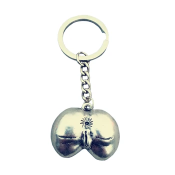 

COWNINE Single Male Female Gift Sale Exaggerated Genital Key Chain Pendant Nude Car Key Ring Jewelry