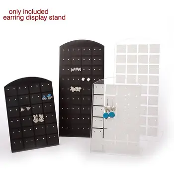 

1pc 24/36 pairs Earrings Display Stand or Convenient Jewelry Holder Show Case Tool Rack showcase beauty Durable Plastic