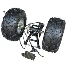 DIY GO KART картинг детская коляска ATV UTV ручной дисковый тормоз ротора насос тормозной суппорт звездочки задний мост Swingarms с 8 дюймов колеса шины