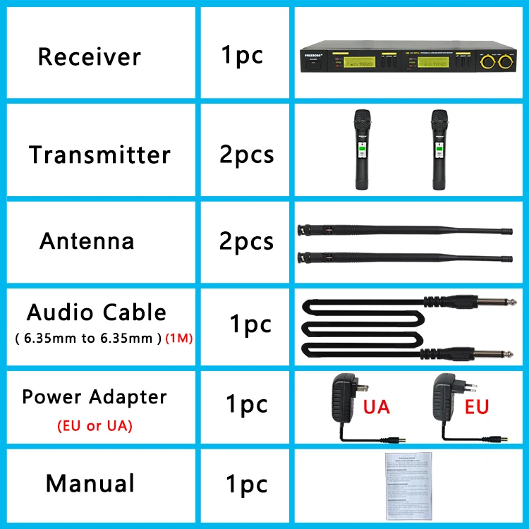 FB-U12 43  Wireless Microphones