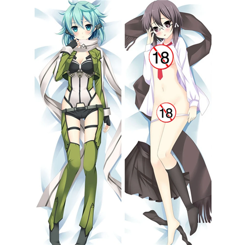 Аниме JK Sword Art онлайн GGO Dakimakura боди чехол для подушки Асада Сино Синон мультфильм девушка сексуальная кровать Декоративная Подушка для сна