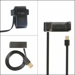 Заменить USB Зарядное устройство Колыбели charging Dock Зарядное устройство адаптер для Garmin Vivoactive HR Смарт часы Поддержка данных
