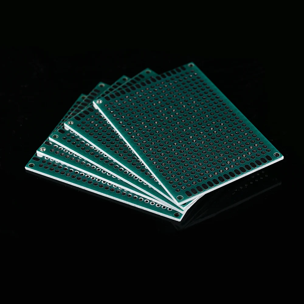 

5Pcs New Electronic DIY Double Side 5*7cm Printed Circuit PCB Vero Prototyping Track Strip Board HQ