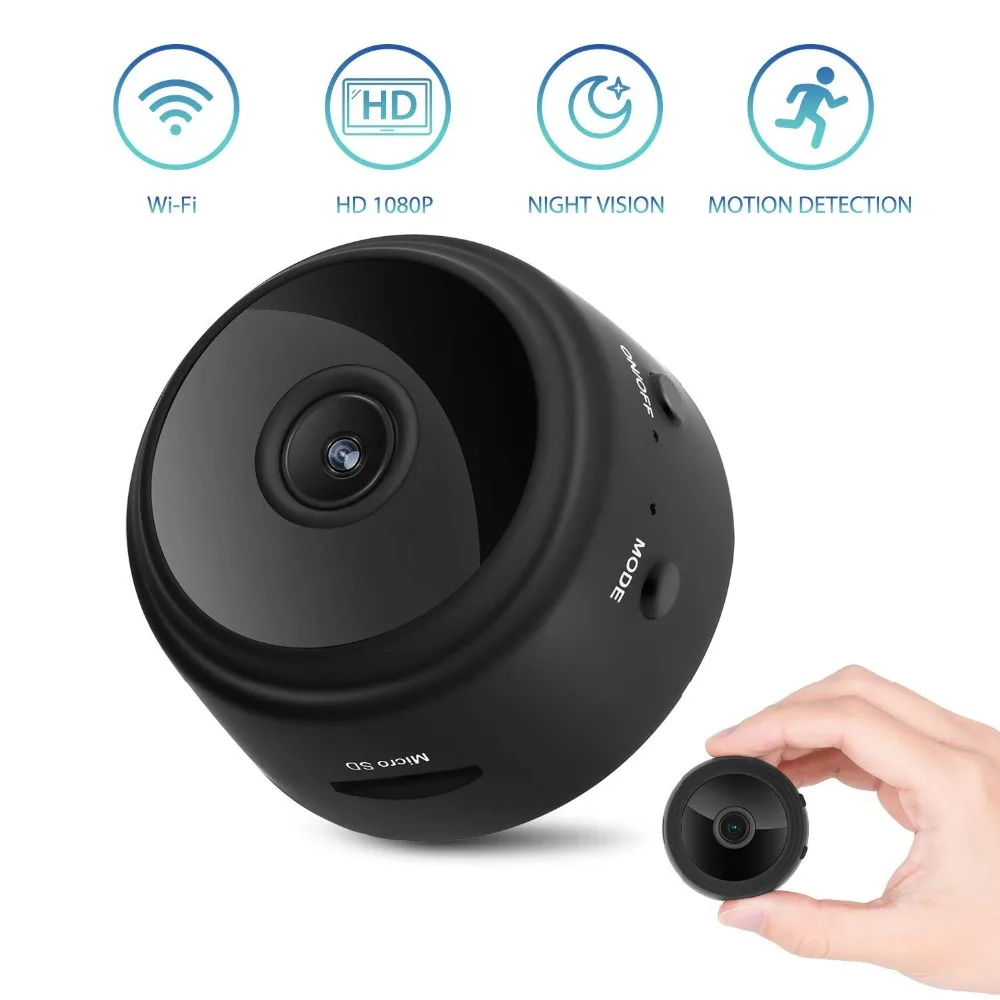 Micro WIFI Mini Camera HD 720P With Smartphone App And Night Vision IP