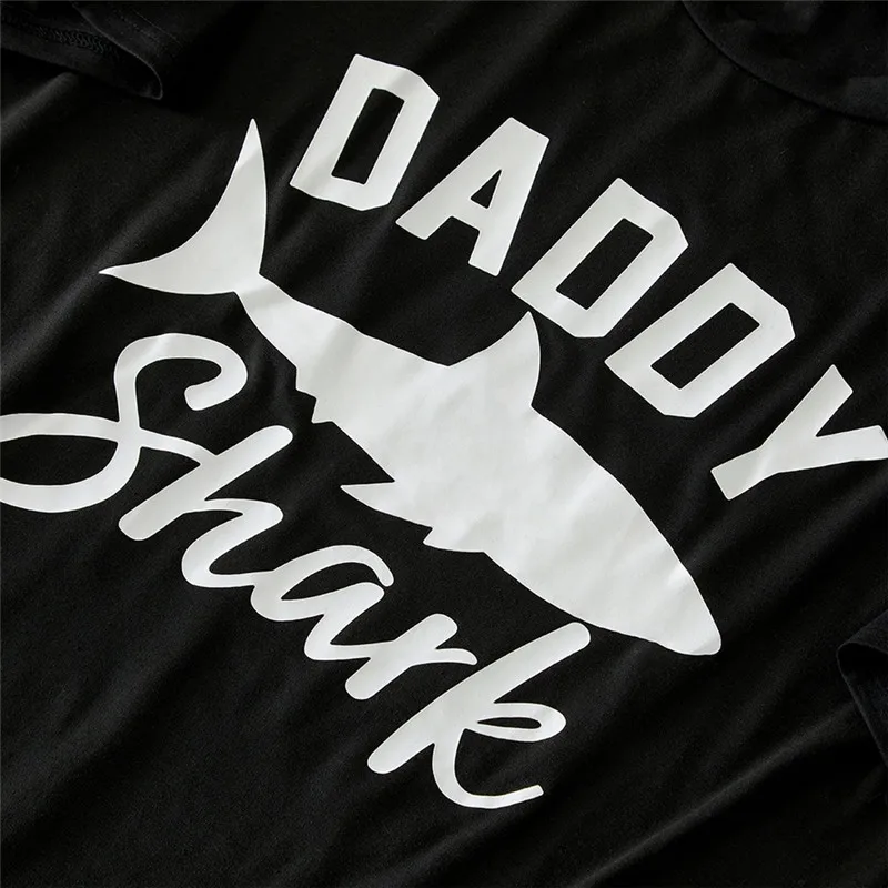 NASHAKAITE-Mommy-and-me-clothes-2019-Letter-Shark-Printed-Matching-T-shirt-Daddy-and-me-clothes (2)
