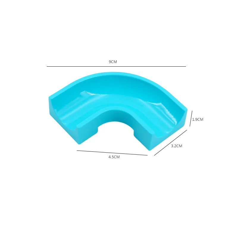Большая частица Diy строительный блок мраморный гоночный лабиринт, Шариковая дорожка аксессуары совместимы с блоками Duploed игрушка для детей - Цвет: 8-1