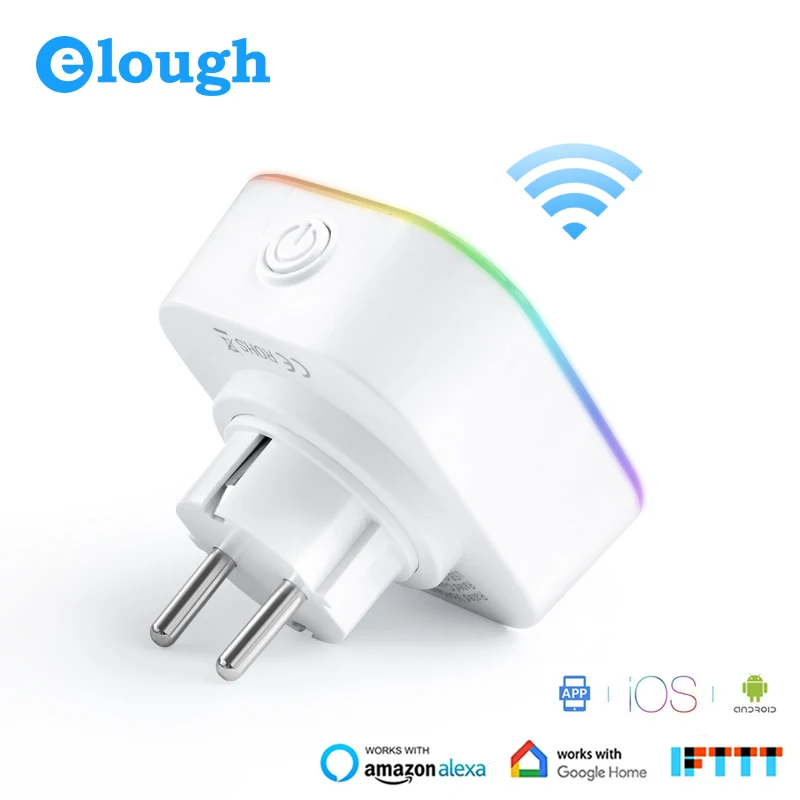 

Brand Wifi Smart Plug For Google Home Amazon Alexa IFTTT Electric Plug Smart USB Socket Adapter EU Plug Wifi Enchufe Inteligente