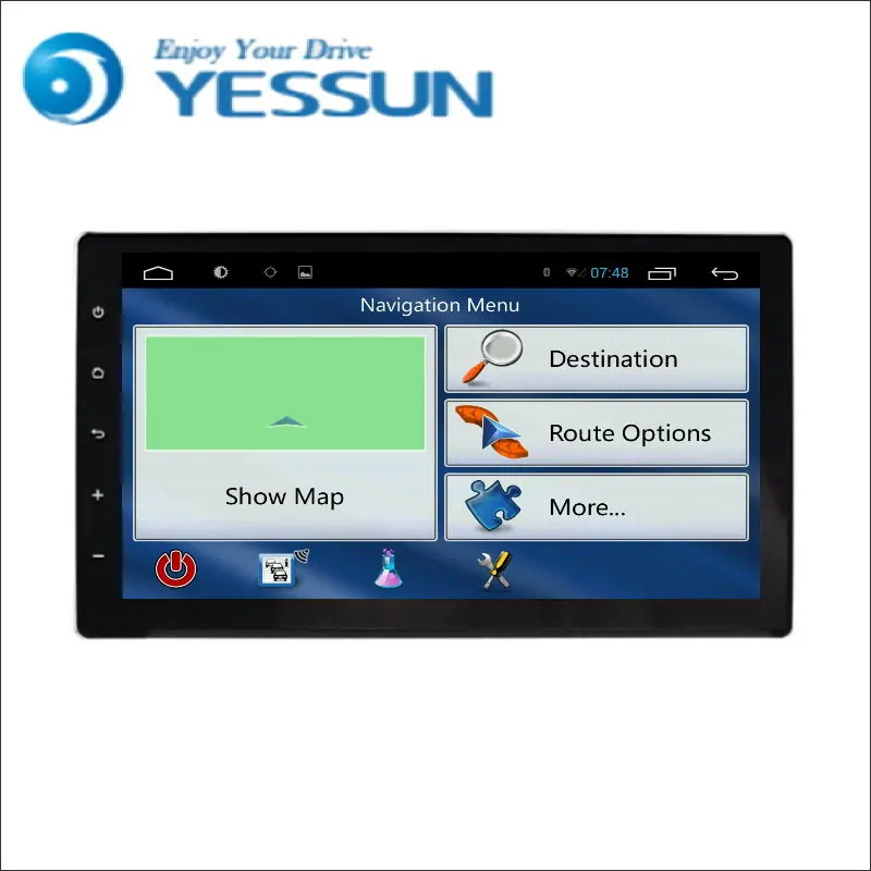 Top YESSUN For Toyota Hilux 2016 Android Car Navigation GPS HD Touch Screen Stereo Player Multimedia Audio Video Radio Navi 3