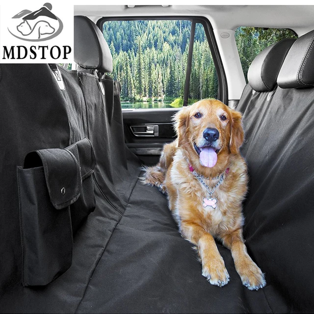 MDSTOP new Multi function Car Pet Seat Cover with Pockets Zipper