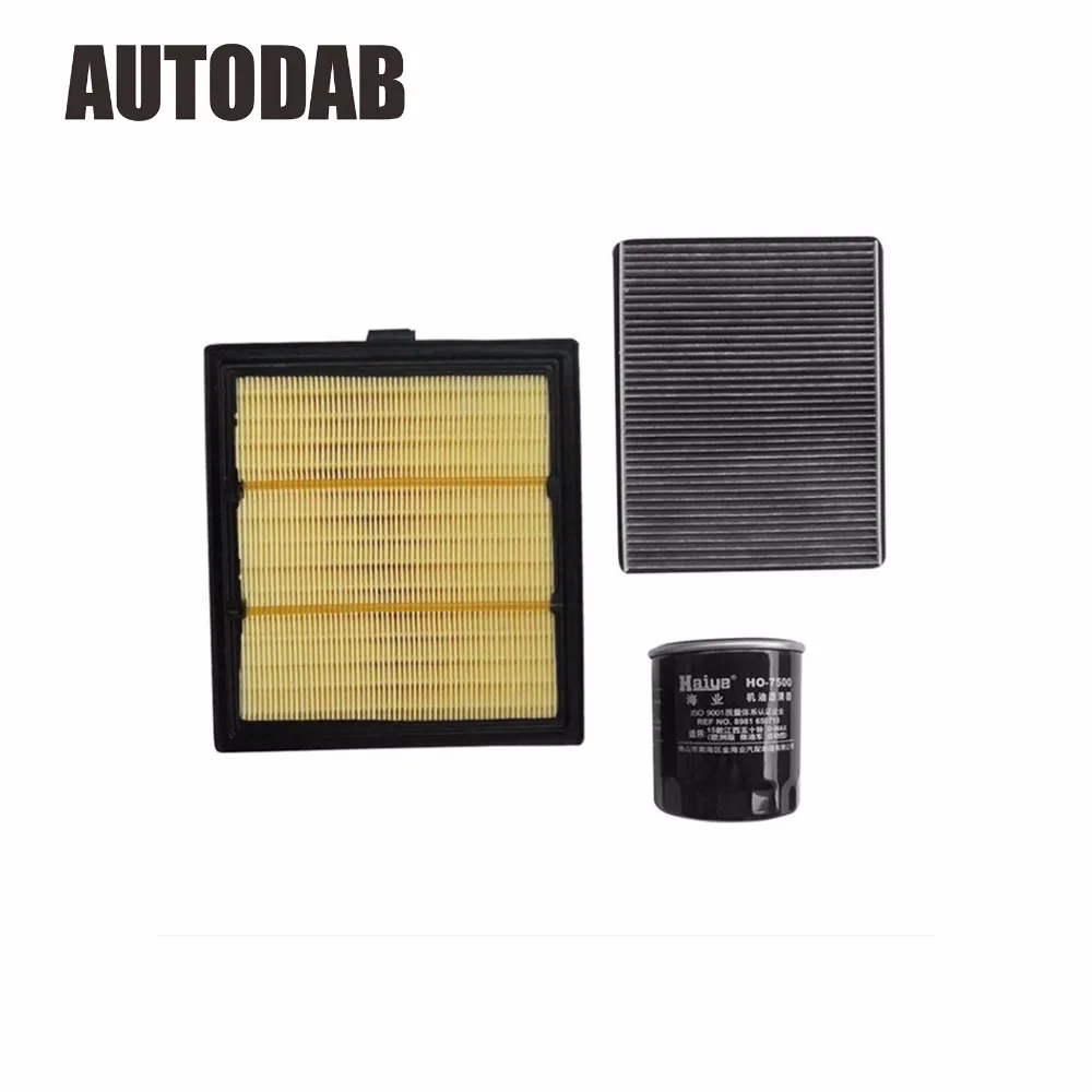 

High Quality filters for Isuzu DMAX Pickup MUX 2.5T air filter+oil filter+cabin filter