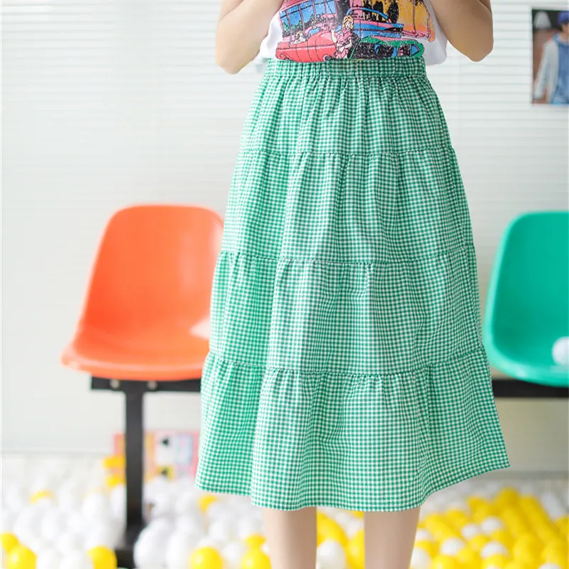plaid skirt