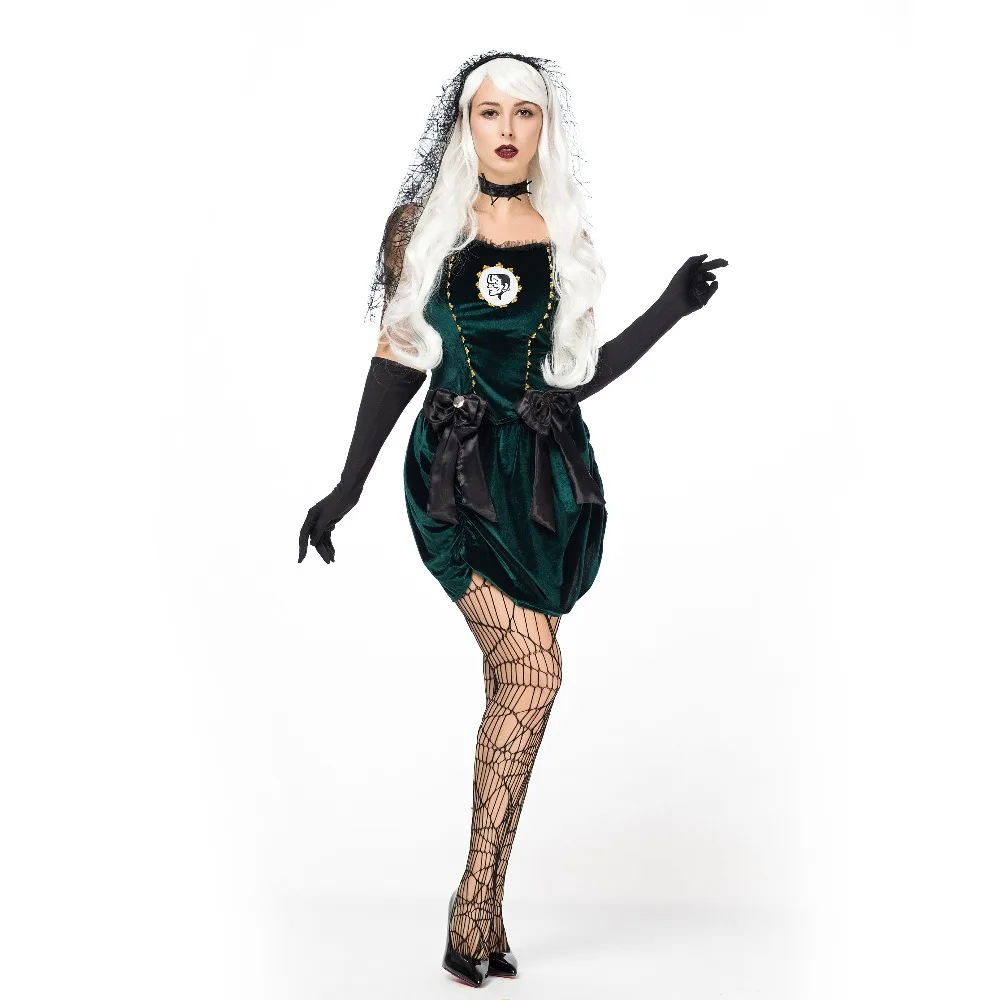 UTMEON супер люкс паук веб-Ярд невесты готический костюм костюмы на Хэллоуин для чудо-Женщины
