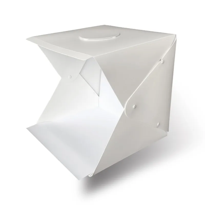 Shining 40*40 cm Camera Tool Portable Waterproof LED Folding Studio Set Soft Light Box Shooting Background Tool