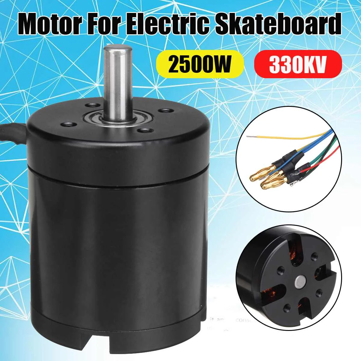 

N5065 330KV 2500W Brushless Sensorless Motor For Electric Scooter Skate Board DIY Kit Replacements DIY Repair