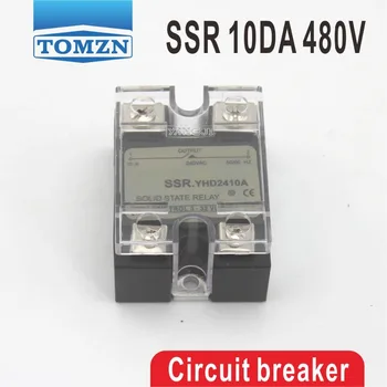 

10DA SSR Control 3-32V DC output 24~480VAC High voltage single phase AC solid state relay