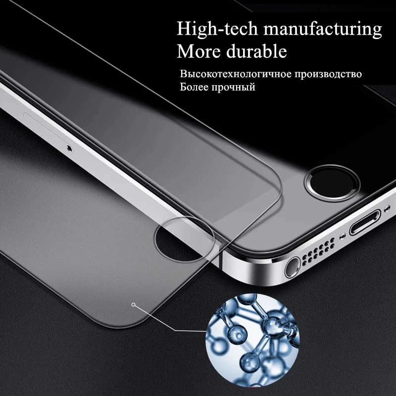 Взрывозащищенное Закаленное стекло премиум класса Защита экрана для iphone 5 7 8