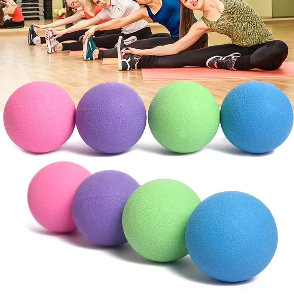 Гимнастический фитнес-массажер Лакросс триггер для упражнений на тело, спортивный мяч для йоги, расслабляющий мышцы, снимающий усталость ролик