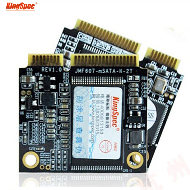 ACSC2M064mSH Kingspec pcie SSD Половина mSATA 64GB SATA II/III модуль ssd твердотельный жесткий диск msata для Ultrabook Tablet PC