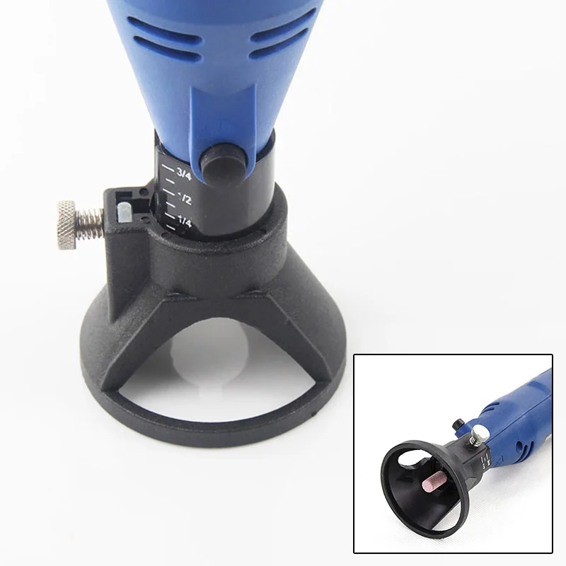 

Rotary Multi Tool Cutting Guide for HSS Router Drill Bits Attachment Tool Kit