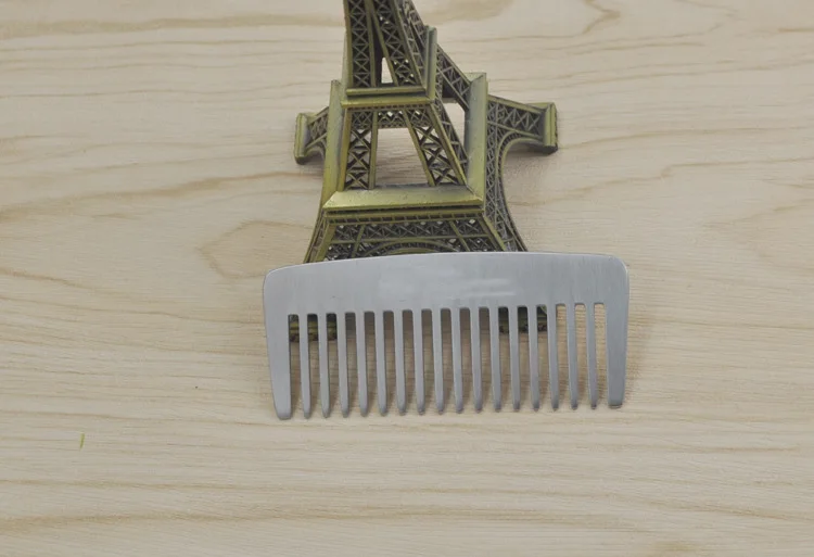 ZGTGLAD для бороды, из нержавеющей стали, Антистатическая Расческа Щетка для усов джентльмен волос инструменты для обработки