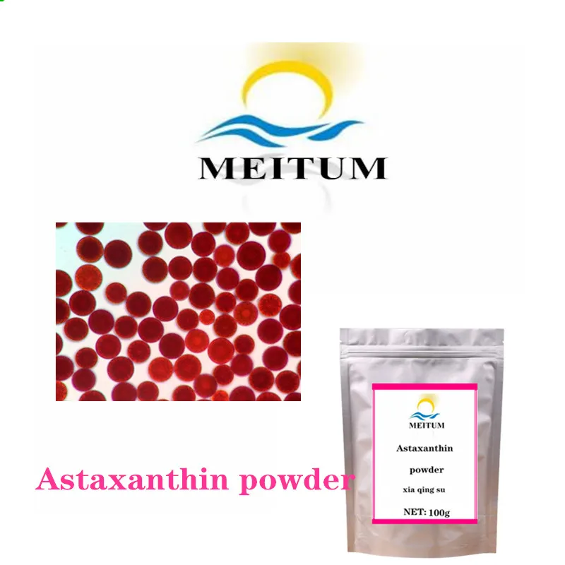 100 г 1000 натуральный порошок астаксантина rain красный шар из водорослей powder пищевой