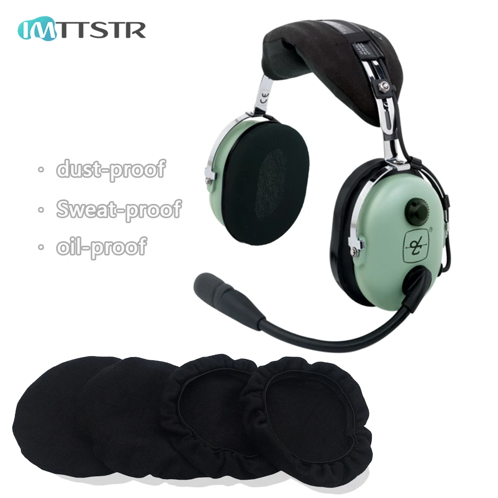 IMTTSTR Universal Soft Stretch Covers Sweat Absorption Washable Germproof Deodorizing for David Clark H10 60 20 76 30 40 13 4