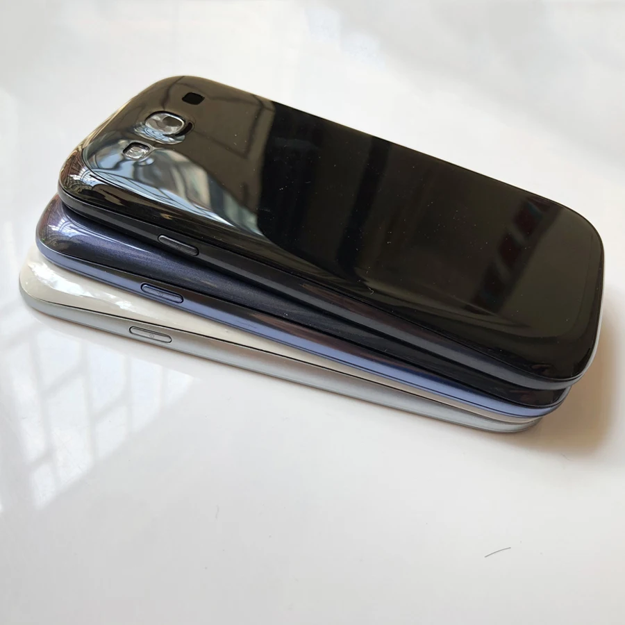 Для Samsung Galaxy S3 i9300 S3 neo 9300i 9301i корпус полное внешнее стекло+ передняя рама+ средняя рамка+ Крышка батарейного отсека дверные аксессуары