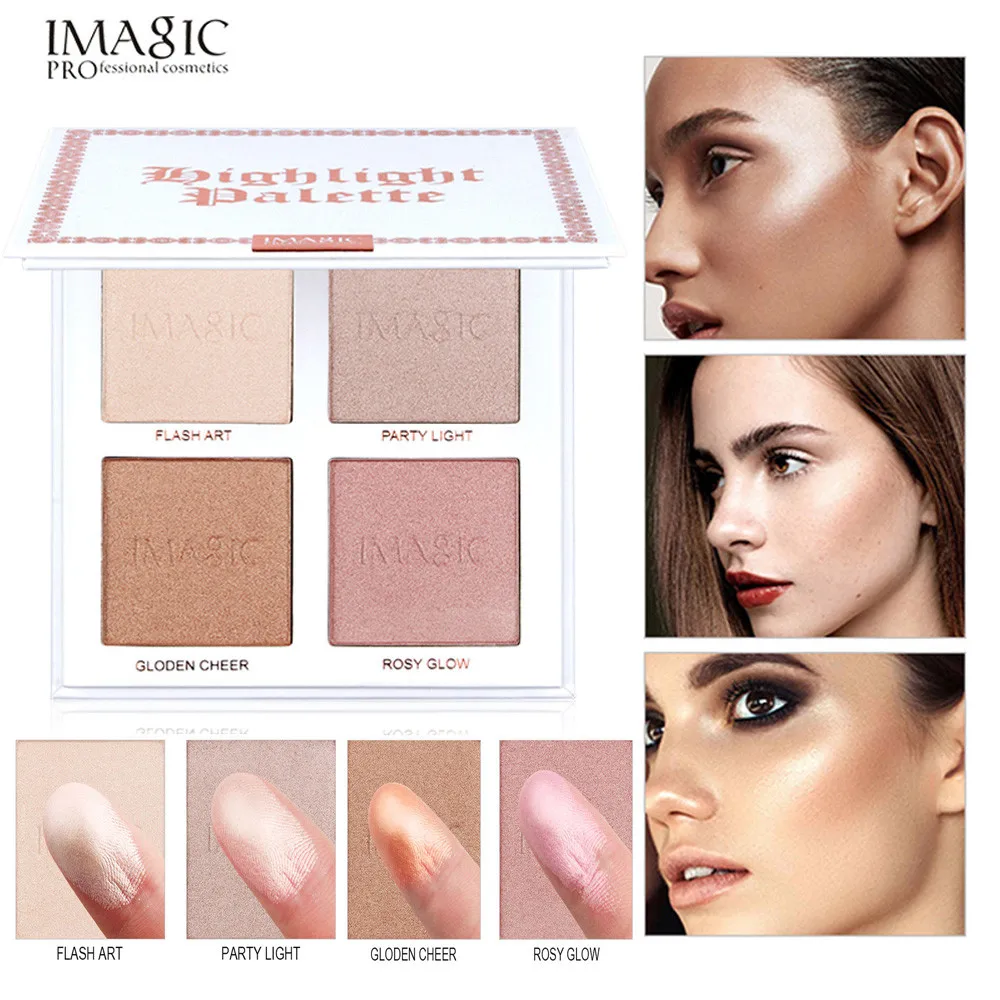 

IMAGIC Maquillaje Profesional corrector paleta 4 Color Face Makeup Concealer Foundation Palette Creamy Moisturizing