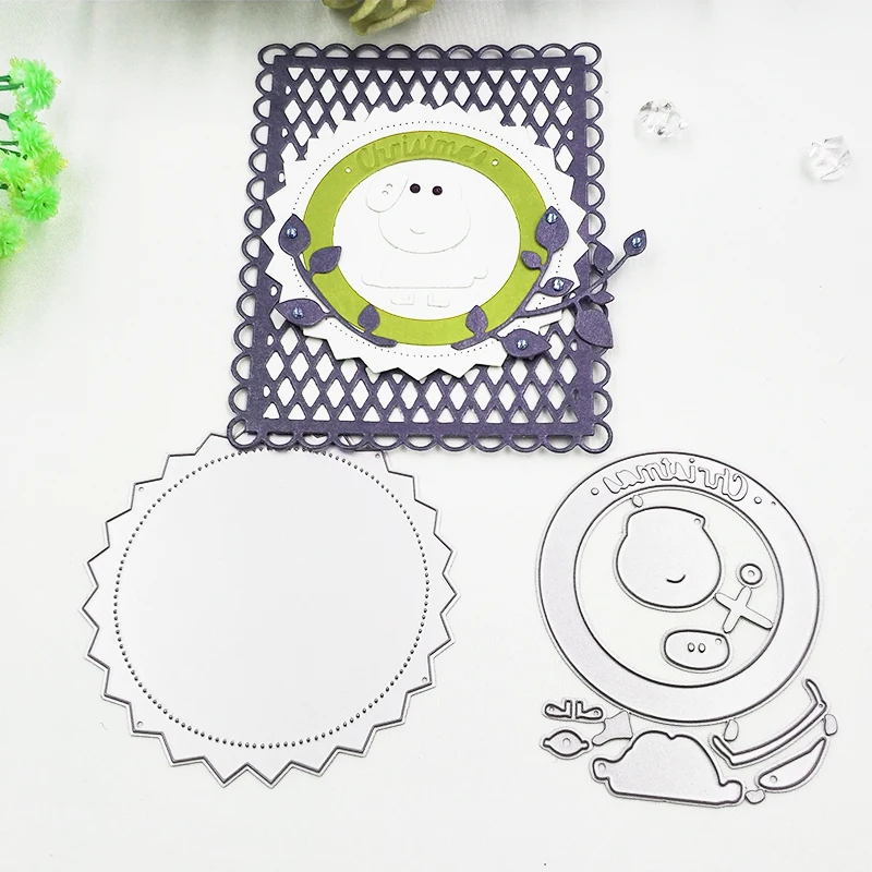 

Lattice Flower Frame metal cutting dies stencil for scrapbooking card making new 2019 embossing craft die cut Template