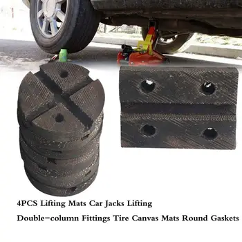 

4PCS Car Jack Pad Auto Vehicle Weld Jacking Lifting Disk Jack Pad Adapter Frame Protector Jack Guard Tool