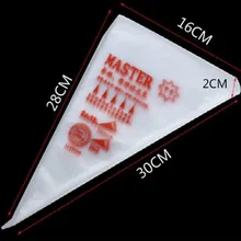 100 шт./пакет Малый Размеры Одноразовые кондитерский мешок сумка Кондитерская насадка для изготовления крем А Кондитерская насадка украшения торта инструмент