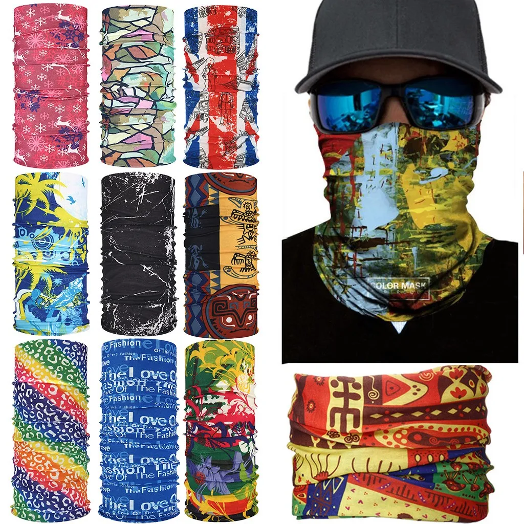 Outdoor Sport Magic Scarf Neck Warmer Tube Camping Hiking Motorcycle Cycling