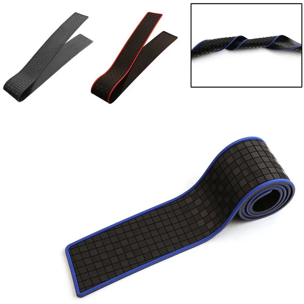 Car Rear Bumper Sill/Protector Plate Rubber Cover Guard Pad Moulding