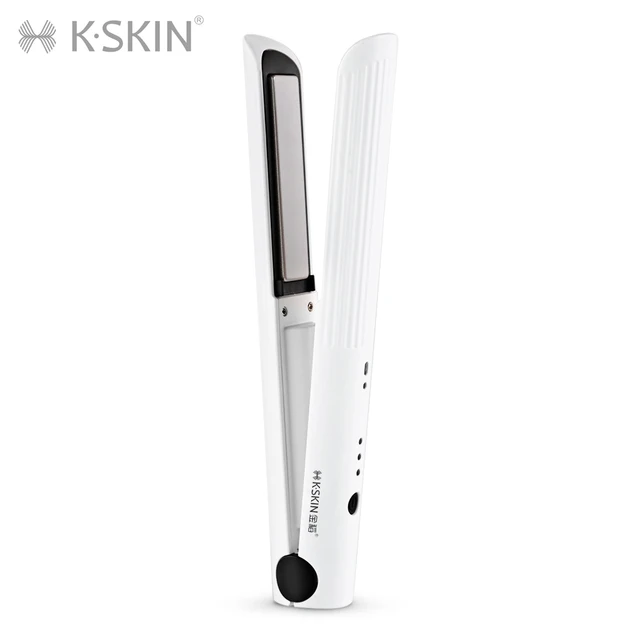 K-skin Kd-386 Portable Rechargeable Hair Straightener Curler Ceramic Iron  Styling Tool Cordless Adjustable Temperature Fast Heat - Combs - AliExpress