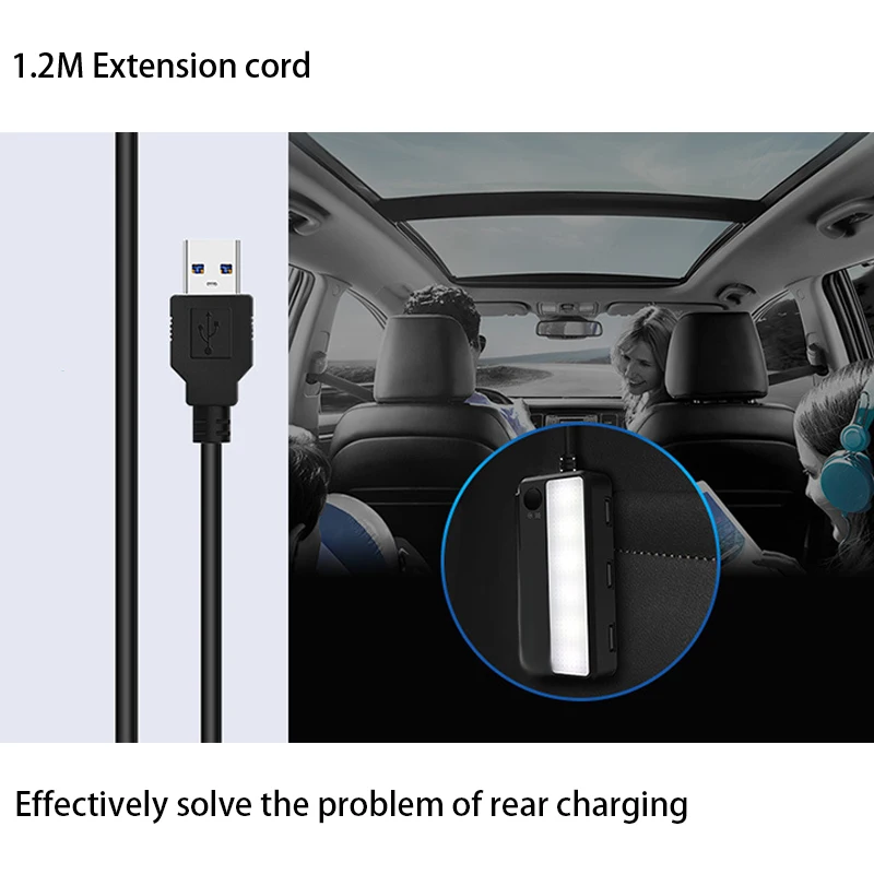 Автомобильный USB адаптер питания NWIEV светильник для чтения с подогревом Renault Megane 2