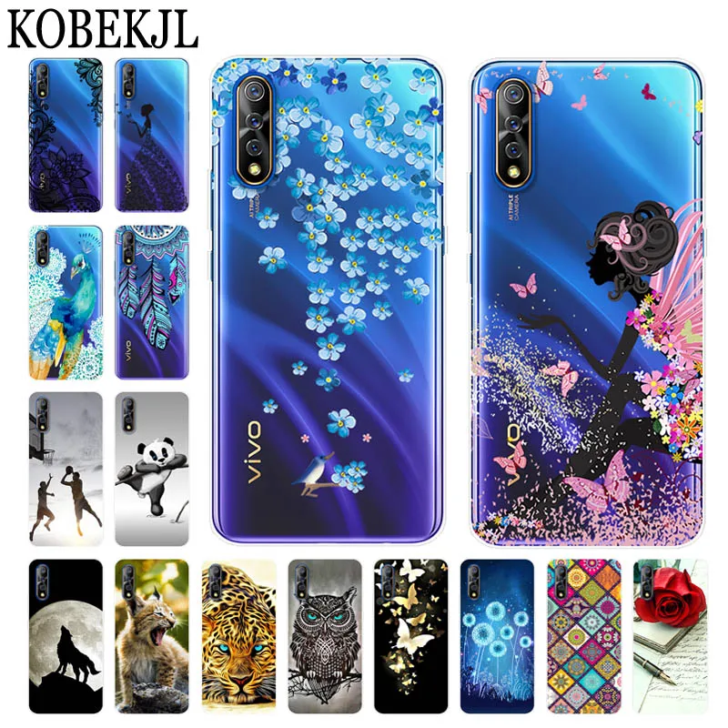 ViVO V17 Neo чехол мягкий силиконовый полиуретановый накладка на заднюю панель с