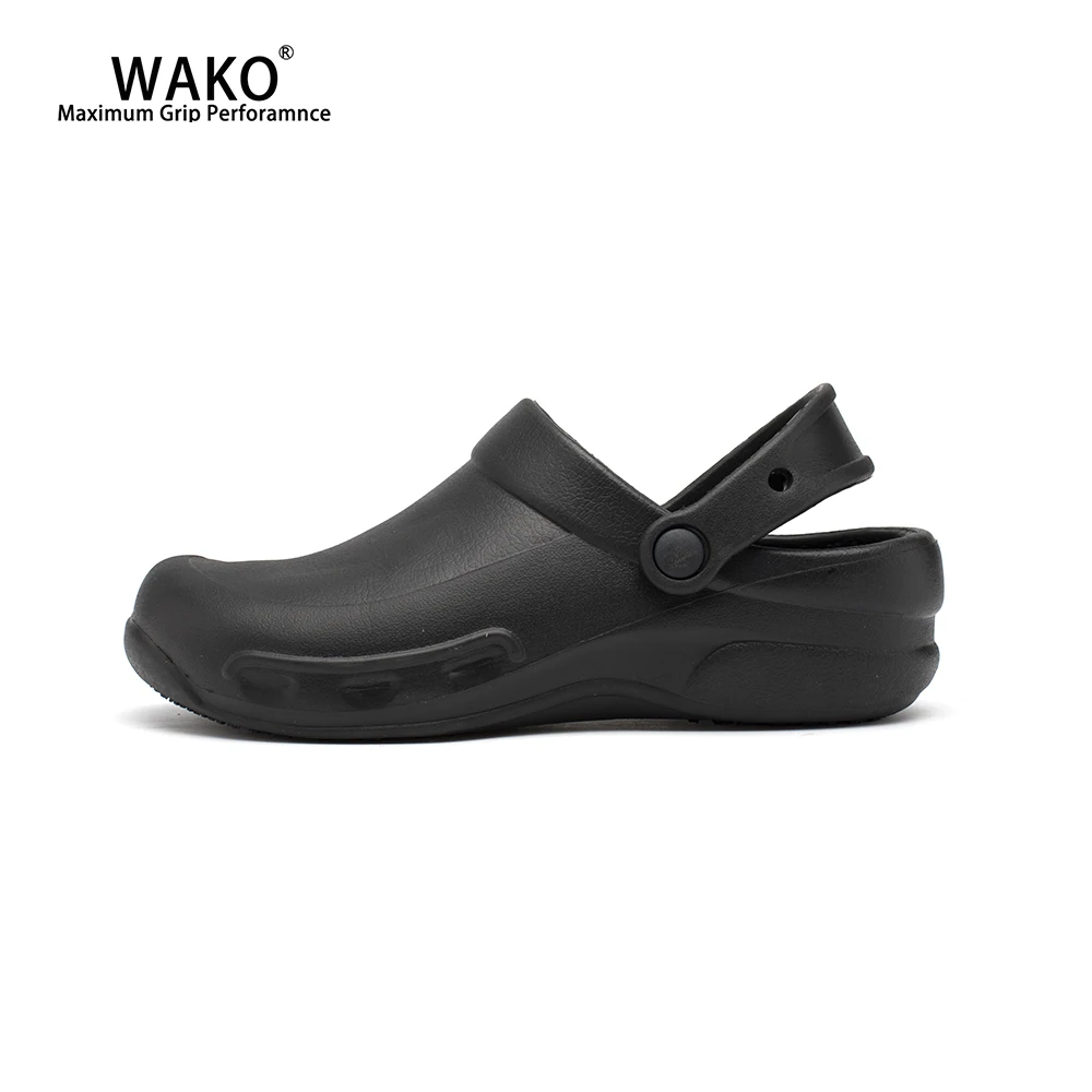 WAKO Chef Shoes Men Non-Slip Restaurant Kitchen Working Shoes Waterproof Safety Anti-Skid Hotel Cook Shoes Slip On Clogs 9018 WAKO Chef Shoes Men Non-Slip Restaurant Kitchen Working Shoes Waterproof Safety Anti-Skid Hotel Cook Shoes Slip On Clogs 9018