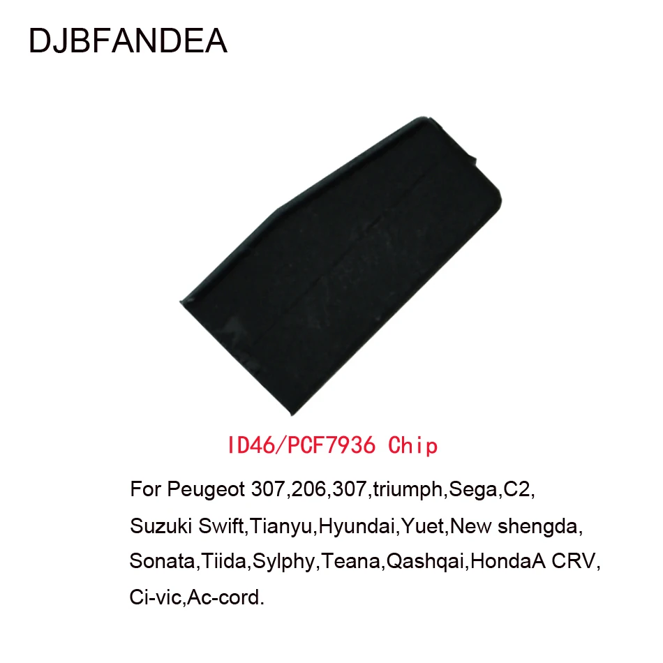 DJBFANDEA ID46 чип транспондера PCF7936 разблокировка ID 46 чип для Honda hyundai Kia Mitsubishi Nissan Citroen peugeot