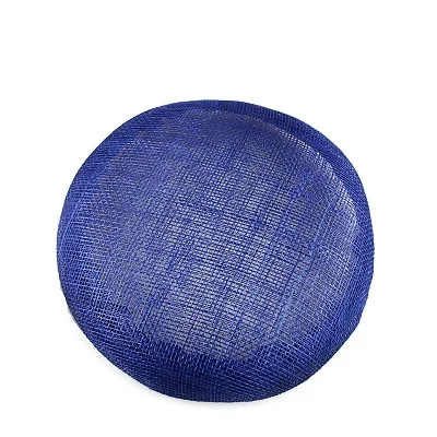 Черный 15 см Высокое качество sinamay База пиллбокс с grossgrain sweatband для чародейки шляпа своими руками Кентукки Дерби шляпа MYQH1BL - Цвет: royal blue