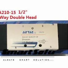 5x FedEx 4A420-15 пневматический воздушный Контроль Электромагнитный клапан 1/" резьба 1/2 дюймов 5 способ двойной головкой