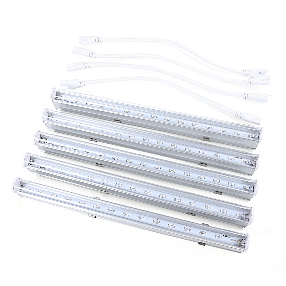 

T5 5pcs 25W 11.25 inch Strip Tube Plant LED Grow Light for Aquarium Greenhouse Hydroponics Indoor Vegetable Flower Seeding