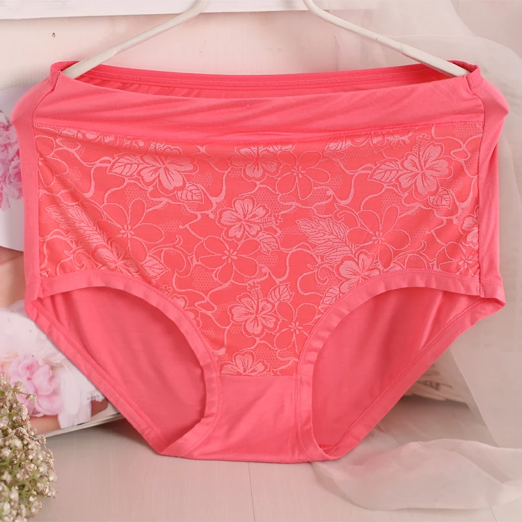 3pcs/lot 2017 new fashion bamboo fibre plus big size panties seamless panty women big size briefs high waist ladies' underwear