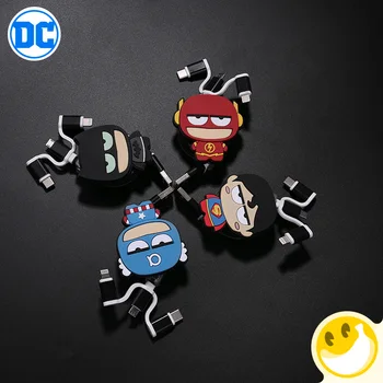 

Marvel Style Cartoon 3 in 1 Cable For iPhone Android Charger Charging Data Cable USB for Car Styling Storage Wire