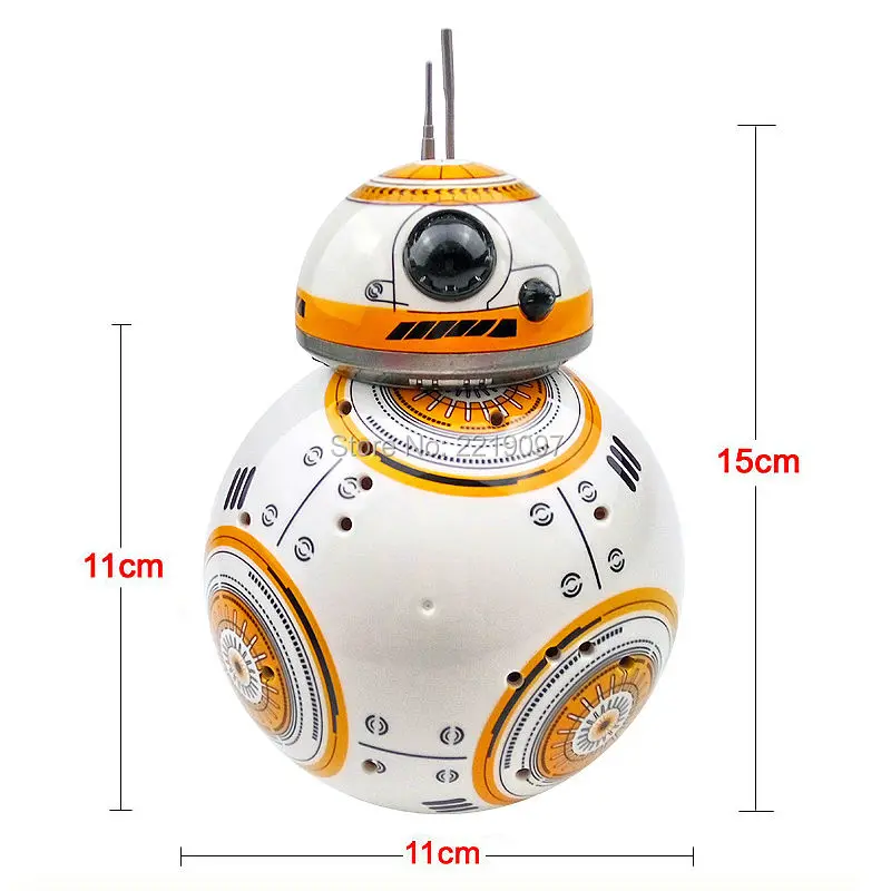 Upgrade Intelligent Star Wars RC BB 8 2.4G Remote Control With Sound Action Figure Ball Droid Robot BB-8 Model Toys For Children