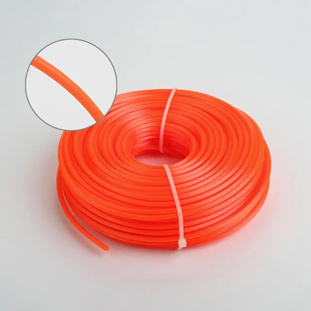 4 Types Round Square Professional Nylon Cutting Trimmer Rope Strimmer Cutting Cord Lawn Accessory Garden Supply Supper Quality