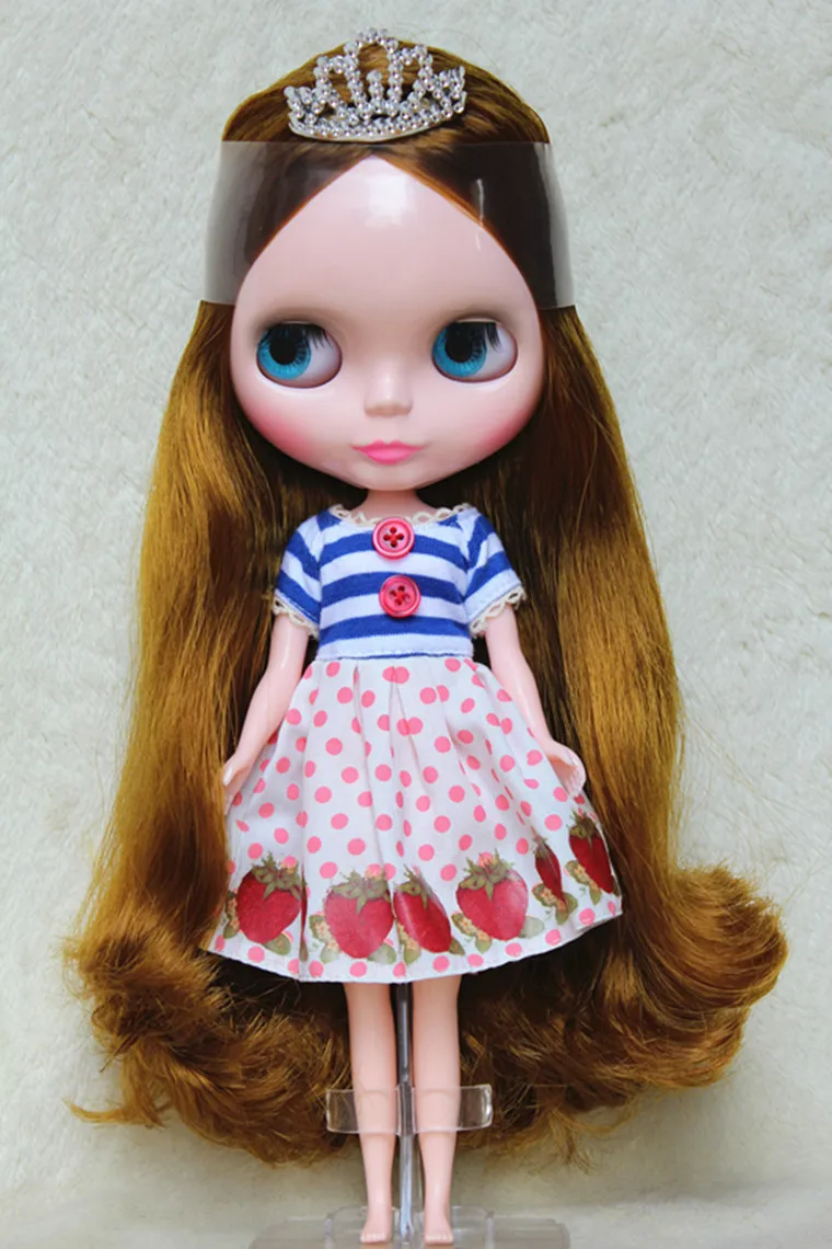 Blygirl медные волосы Обнаженная кукла Blyth кукла 744BL135 обычное тело семь суставов изменить свой собственный макияж